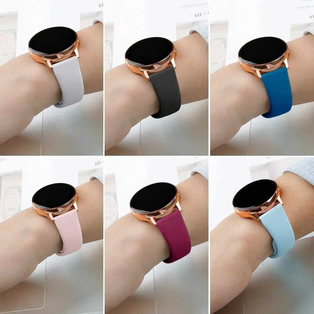 Bracelet silicone 20 et 22 mm Amazfit GTR GTS