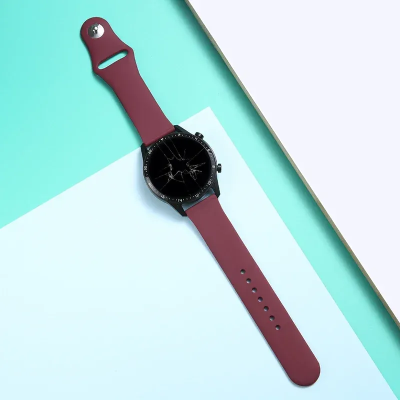 Bracelet silicone 20 et 22 mm Amazfit GTR GTS