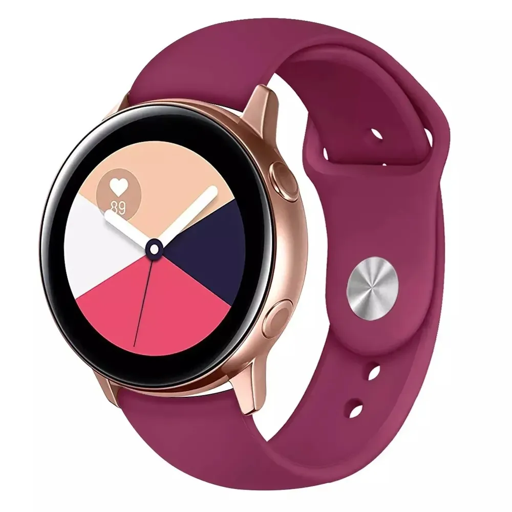 Bracelet silicone 20 et 22 mm Amazfit GTR GTS
