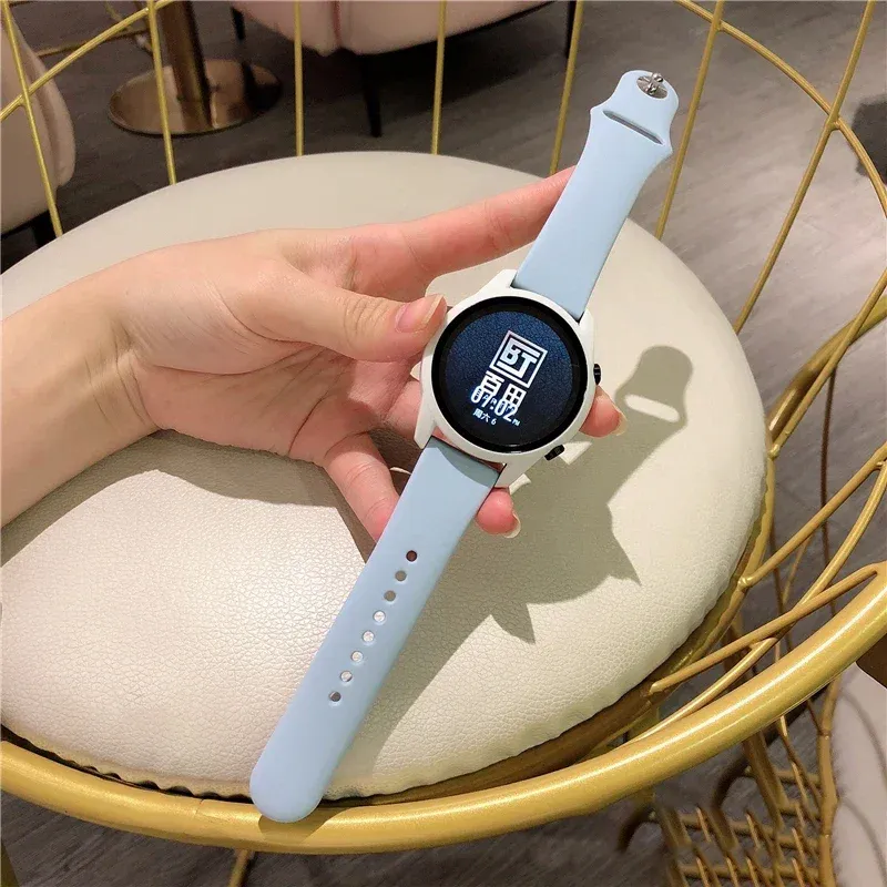 Bracelet silicone 20 et 22 mm Amazfit GTR GTS