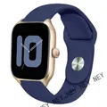 Bracelet silicone 20 et 22 mm Amazfit GTR GTS – Couleur du bracelet Midnight-blue-7