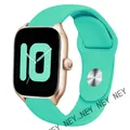 Bracelet silicone 20 et 22 mm Amazfit GTR GTS – Couleur du bracelet Mint-Green-8