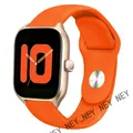 Bracelet silicone 20 et 22 mm Amazfit GTR GTS – Couleur du bracelet Orange-10