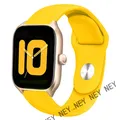 Bracelet silicone 20 et 22 mm Amazfit GTR GTS – Couleur du bracelet yellow-17