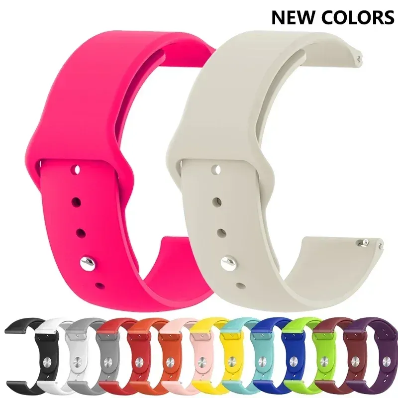 Bracelet silicone 20 et 22 mm Amazfit GTS GTR