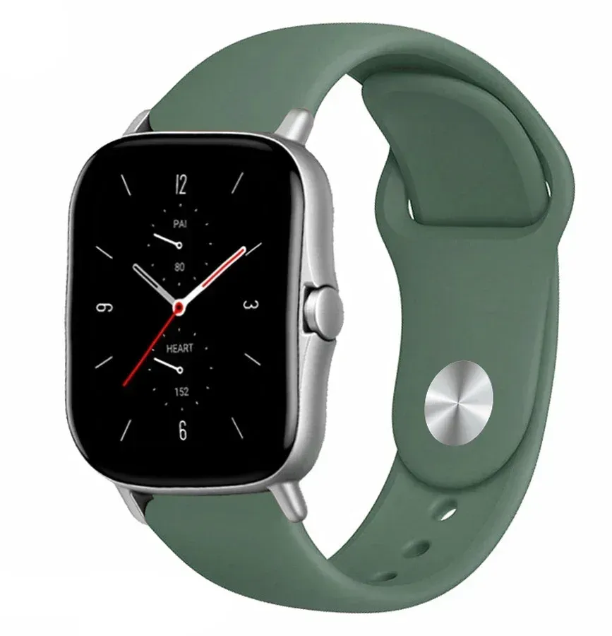 Bracelet silicone 20 et 22 mm Amazfit GTS GTR