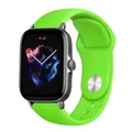 Bracelet silicone 20 et 22 mm Amazfit GTS GTR – Couleur du bracelet Green