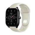Bracelet silicone 20 et 22 mm Amazfit GTS GTR – Couleur du bracelet Light white