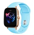 Bracelet silicone 20 et 22 mm Amazfit GTS GTR – Couleur du bracelet Sky blue