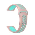 Bracelet silicone 20 et 22 mm Amazfit – Couleur du bracelet pink-teal color