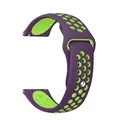 Bracelet silicone 20 et 22 mm Amazfit – Couleur du bracelet Purple-Lime