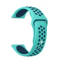 Bracelet silicone 20 et 22 mm Amazfit – Couleur du bracelet Teal Color-Bule