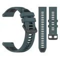 Bracelet silicone 20 et 22 mm pour Garmin Forerunner Venu – Couleur du bracelet b-Dark Green Black