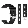 Bracelet silicone 20 et 22 mm pour Garmin Forerunner Venu – Couleur du bracelet d- Black