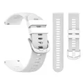 Bracelet silicone 20 et 22 mm pour Garmin Forerunner Venu – Couleur du bracelet d-White