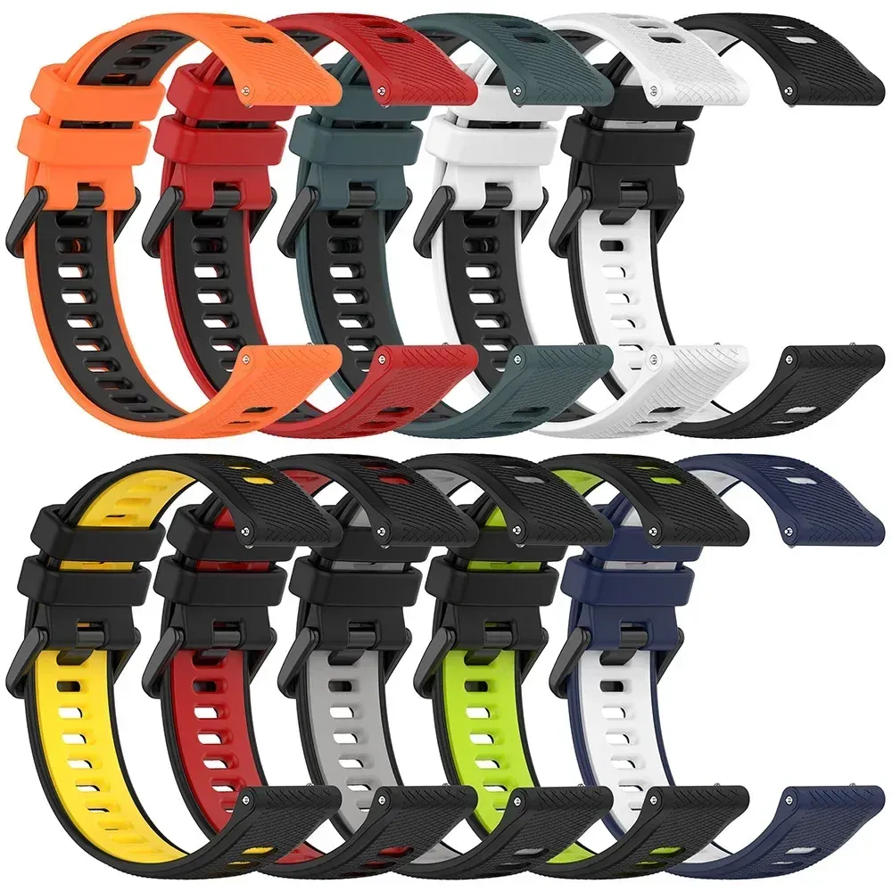 Bracelet silicone 20 et 22 mm pour Garmin Forerunner Venu