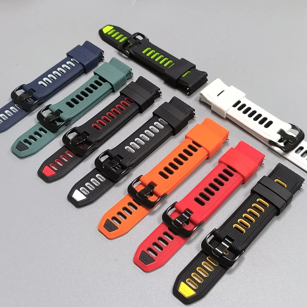 Bracelet silicone 20 et 22 mm pour Garmin Forerunner Venu
