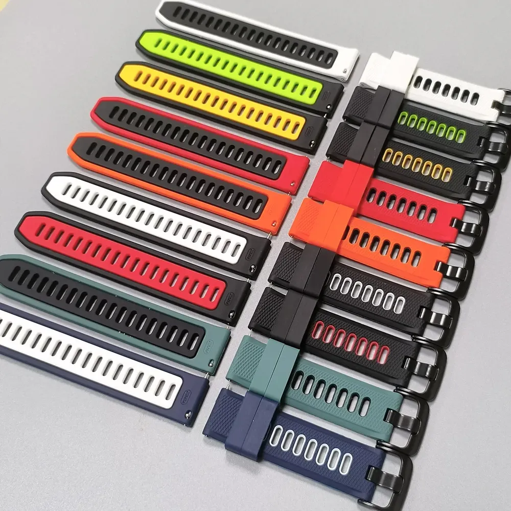 Bracelet silicone 20 et 22 mm pour Garmin Forerunner Venu