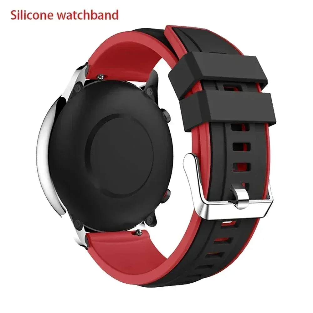 Bracelet silicone 20 et 22 mm pour Huawei et Honor