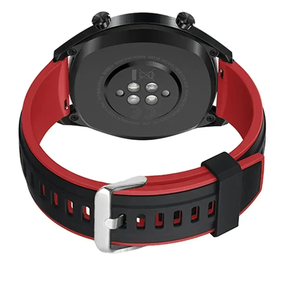 Bracelet silicone 20 et 22 mm pour Huawei et Honor