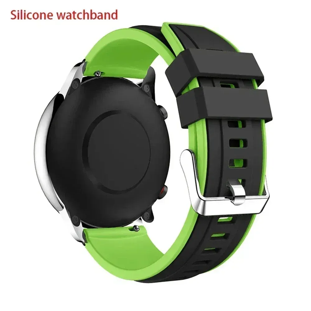 Bracelet silicone 20 et 22 mm pour Huawei et Honor