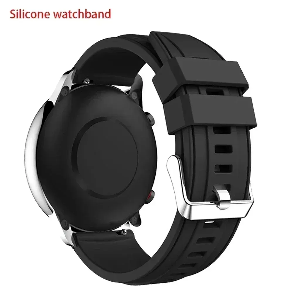 Bracelet silicone 20 et 22 mm pour Huawei et Honor