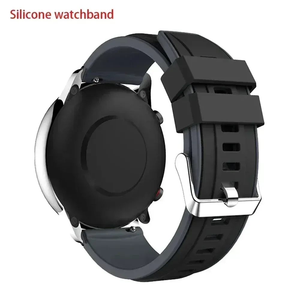 Bracelet silicone 20 et 22 mm pour Huawei et Honor