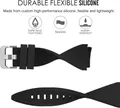 Bracelet silicone 20 et 22 mm Samsung Galaxy Watch – 4