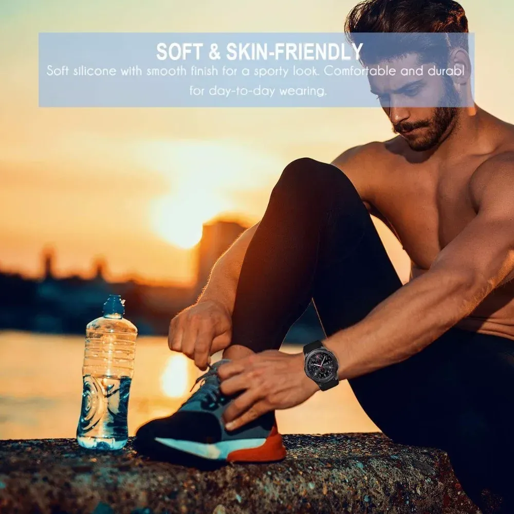 Bracelet silicone 20 et 22 mm Samsung Galaxy Watch