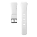 Bracelet silicone 20 et 22 mm Samsung Galaxy Watch – Couleur du bracelet White