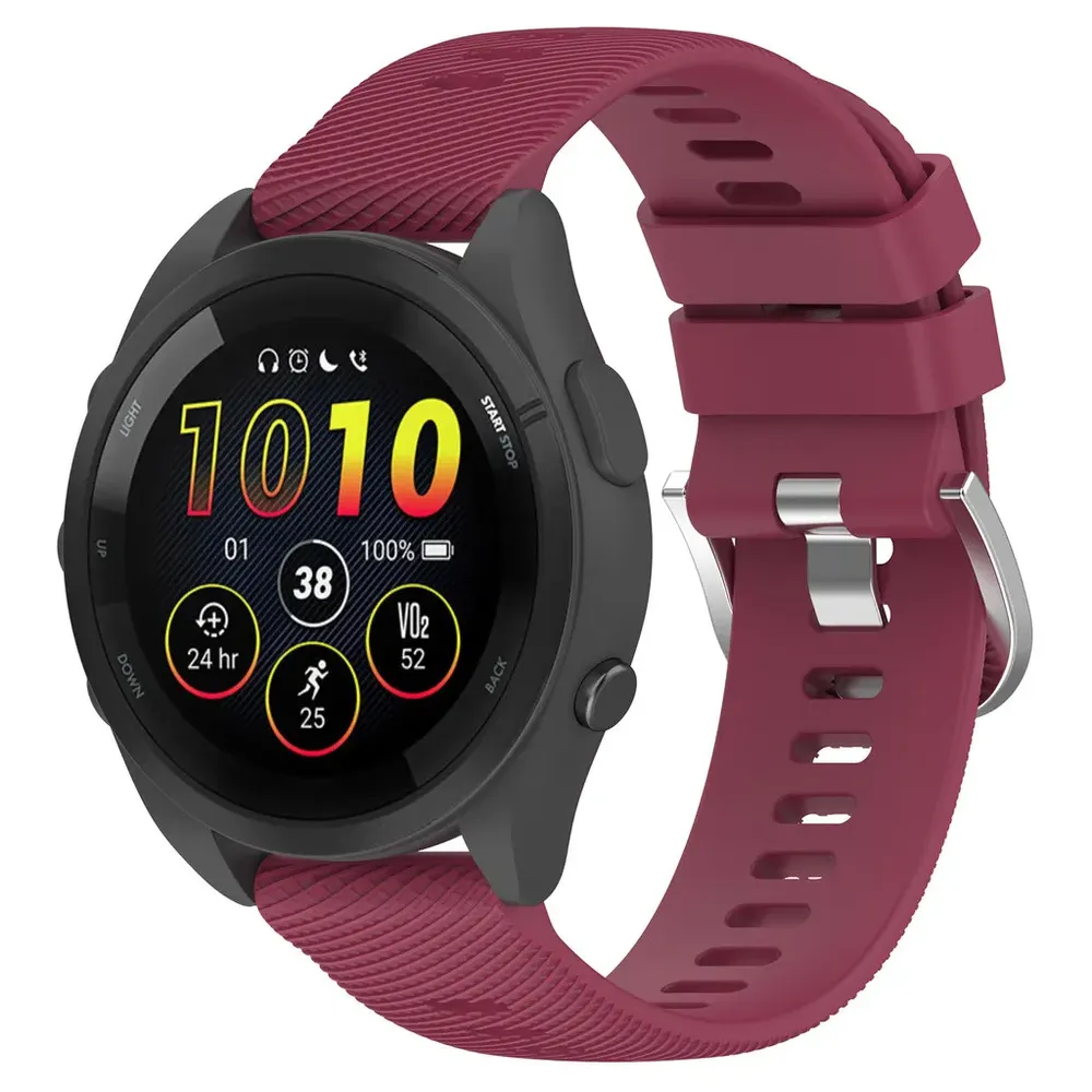 Bracelet silicone 20 mm pour Garmin Forerunner Vivoactive