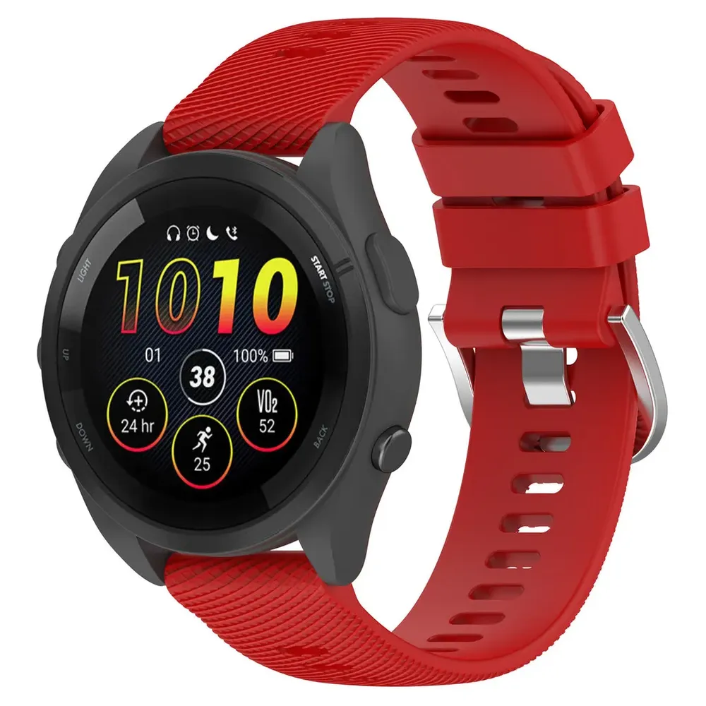 Bracelet silicone 20 mm pour Garmin Forerunner Vivoactive