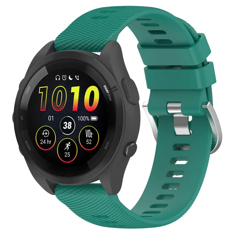Bracelet silicone 20 mm pour Garmin Forerunner Vivoactive