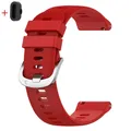 Bracelet silicone 20 mm pour Garmin Forerunner Vivoactive – Couleur du bracelet rouge