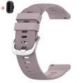 Bracelet silicone 20 mm pour Garmin Forerunner Vivoactive – Couleur du bracelet violet