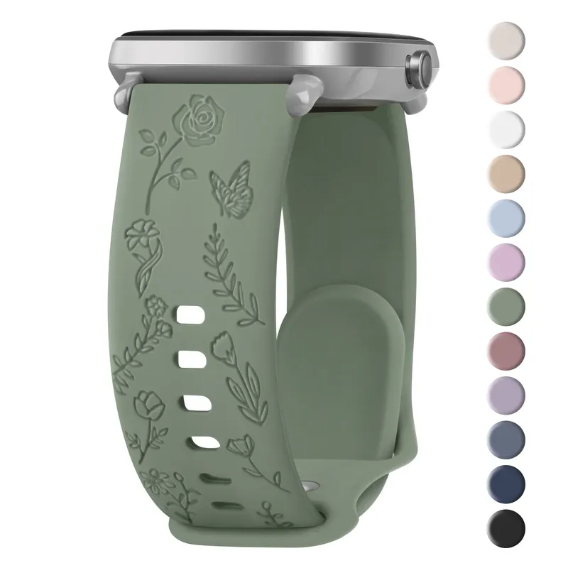 Bracelet silicone 20 mm pour Garmin Vivoactive Venu