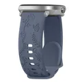 Bracelet silicone 20 mm pour Garmin Vivoactive Venu – Couleur du bracelet Blue-gray