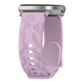 Bracelet silicone 20 mm pour Garmin Vivoactive Venu – Couleur du bracelet Light purple