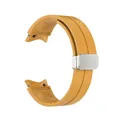 Bracelet silicone 20 mm pour Samsung Galaxy Watch 6 Classic – Couleur du bracelet Dark yellow A