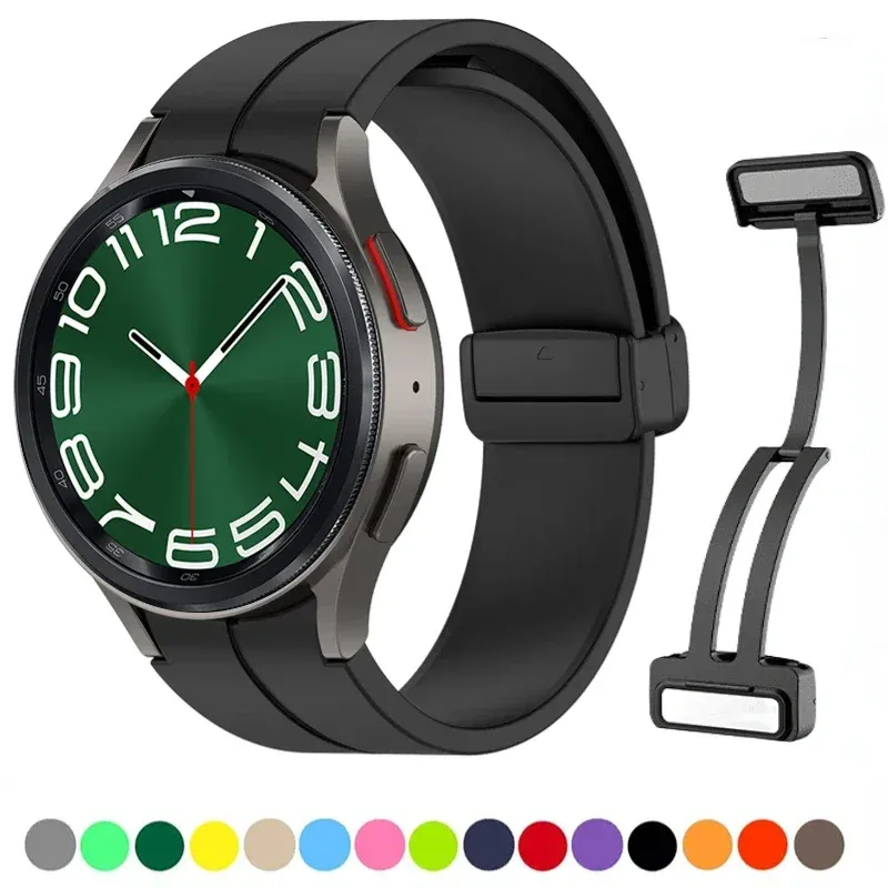 Bracelet silicone 20 mm pour Samsung Galaxy Watch 6 Classic
