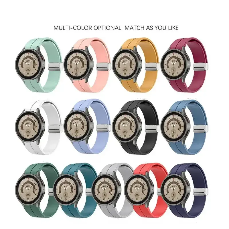Bracelet silicone 20 mm pour Samsung Galaxy Watch 6 Classic