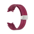 Bracelet silicone 20 mm pour Samsung Galaxy Watch 6 Classic – Couleur du bracelet Wine red A