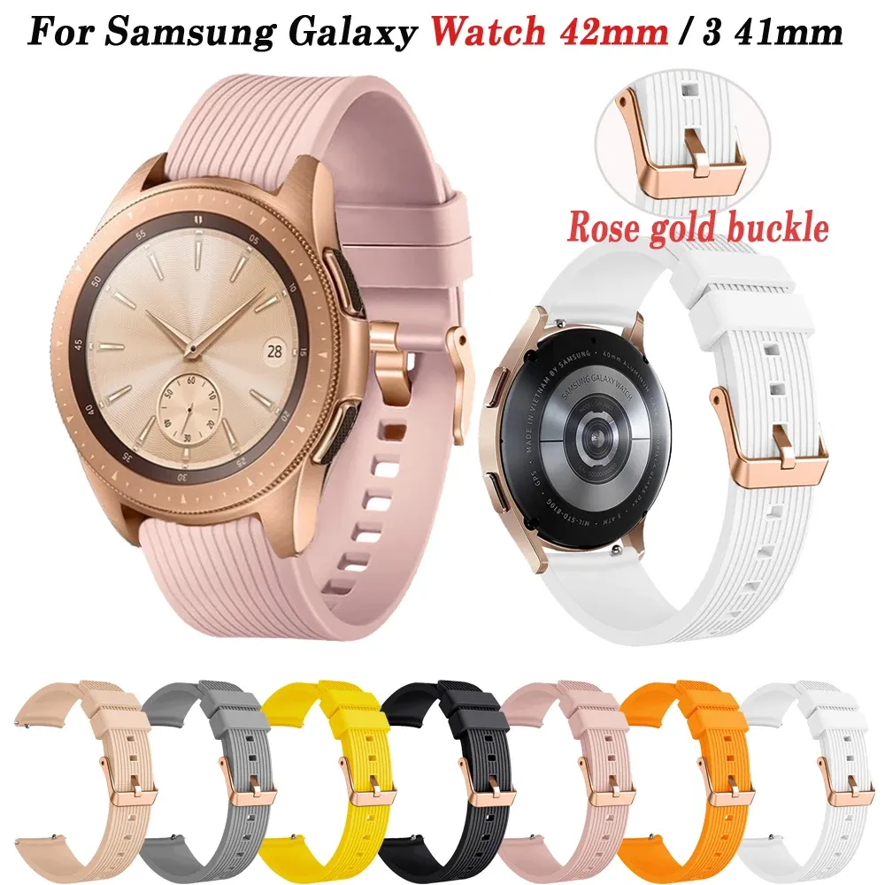 Bracelet silicone 20 mm pour Samsung Galaxy Watch Active