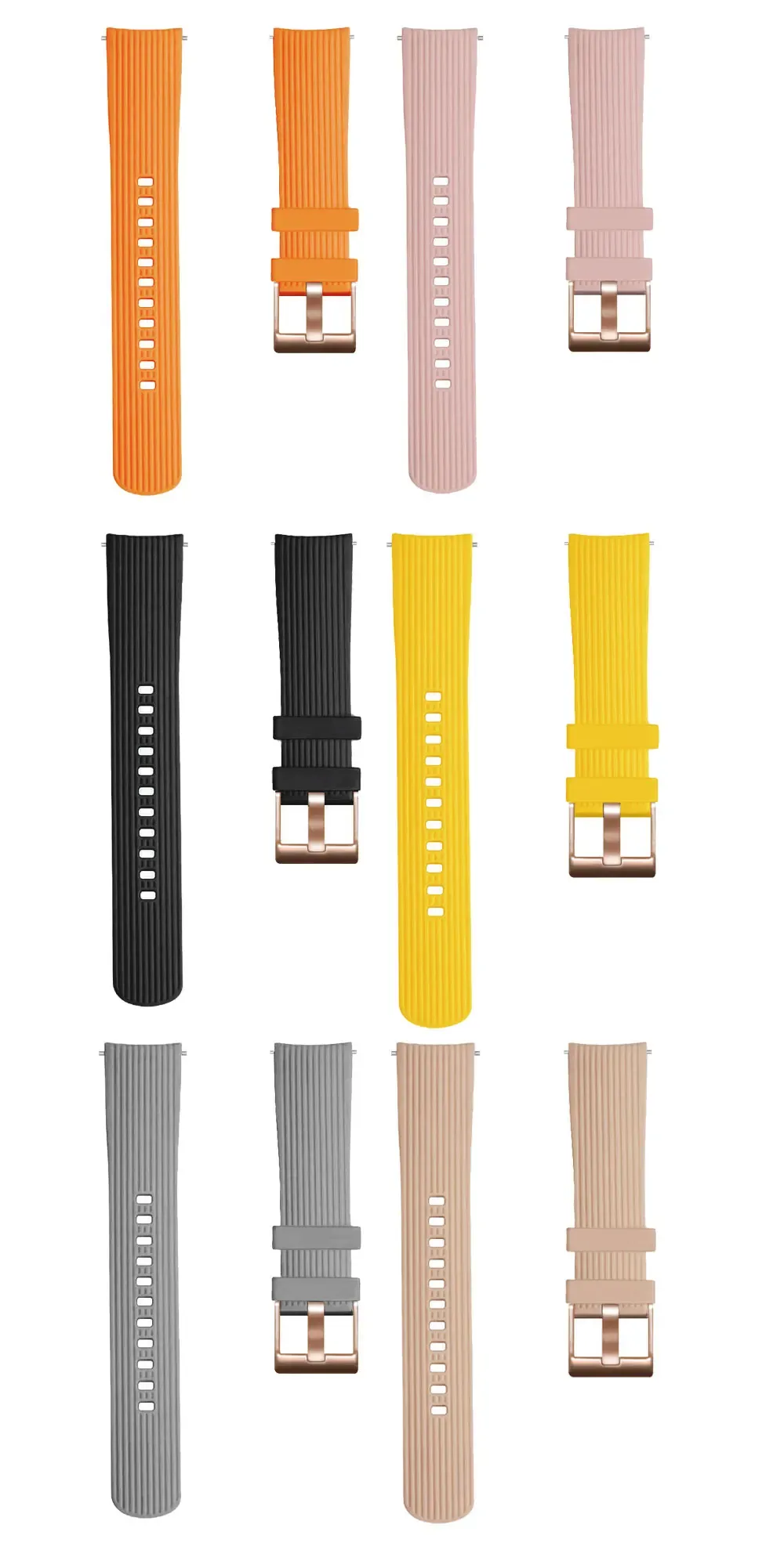 Bracelet silicone 20 mm pour Samsung Galaxy Watch Active