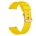 Bracelet silicone 20 mm pour Samsung Galaxy Watch Active – Couleur du bracelet Jaune