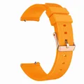 Bracelet silicone 20 mm pour Samsung Galaxy Watch Active – Couleur du bracelet Orange