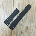 Bracelet silicone 21 mm pour Cartier Santos – Couleur du bracelet black no clasp