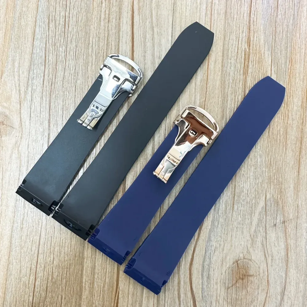 Bracelet silicone 21 mm pour Cartier Santos