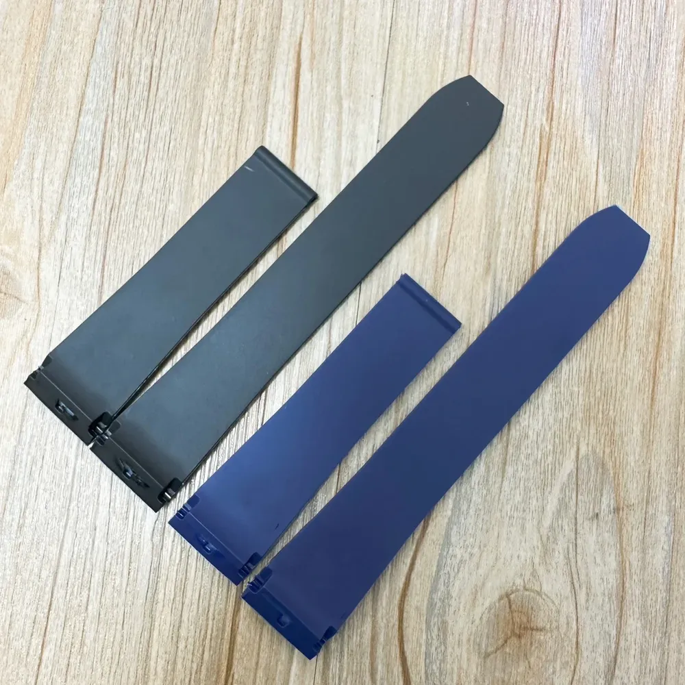 Bracelet silicone 21 mm pour Cartier Santos