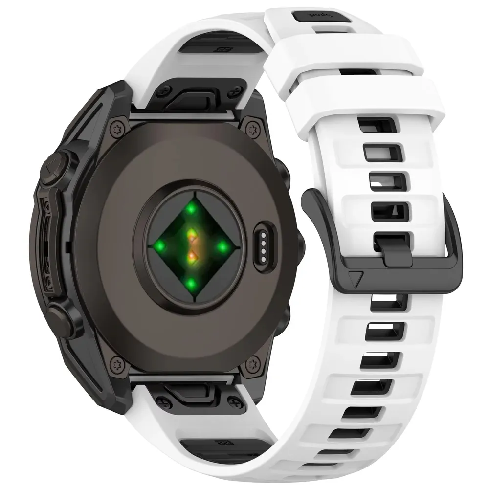 Bracelet silicone 22 et 26 mm Quickfit Garmin Fenix